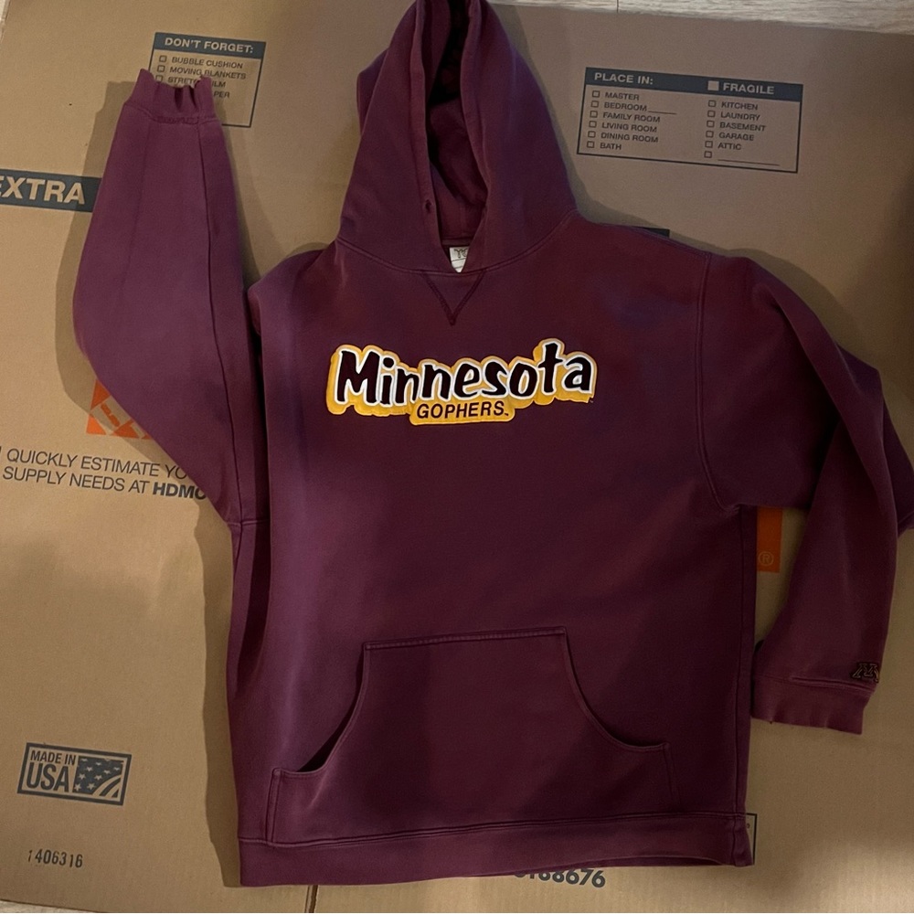 Vintage TCX apparel Purple Minnesota Gophers hoodie